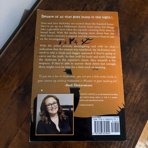 Halloween is Murder Carolyn Arnold Large Print Paperback - Picture 5 of 9